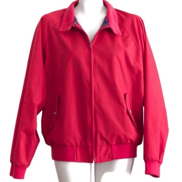 Lands' End Direct Merchants Women's Red Jacket Medium - Picture 1 of 8